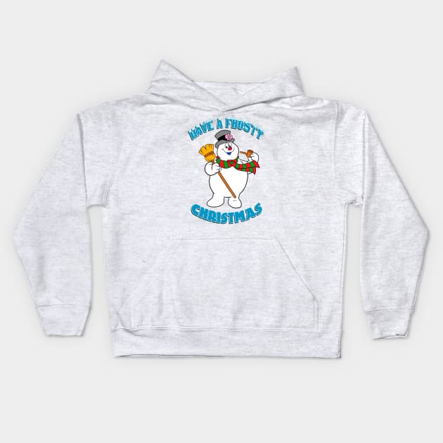 Frosty the snowman Kids Hoodie by OniSide